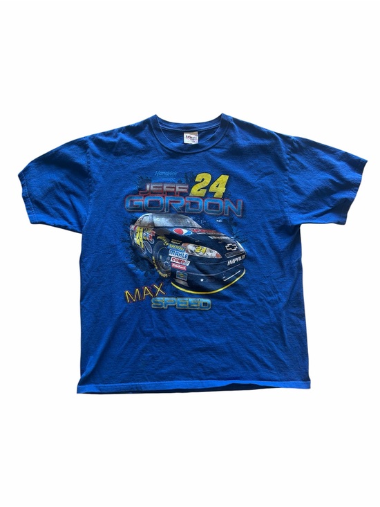 Rare Jeff Gordon 24 Pepsi Max NASCAR Chase Authentics Double Sided T Shirt XL